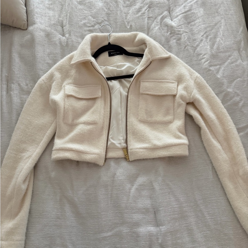 NEW White Fox Jacket